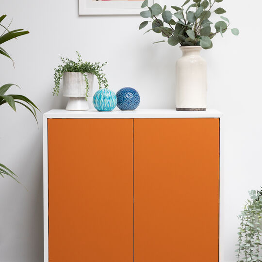 Klebefolie Uni seidenmatt terracotta image number null